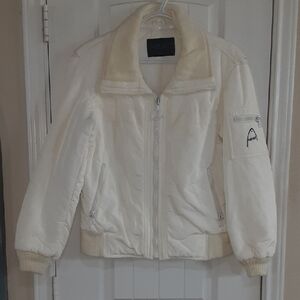 Head Vintage Women's Cream Puffer Jacket